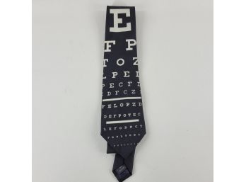 Optician Reading Chart Tie By Ralph Marlin