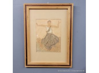 Auguste Rodin Cambodian Dancer Framed Print