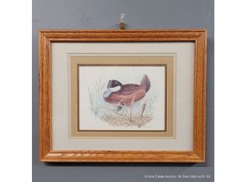 Dale Thompson Offset Lithograph Of Fowl In Water