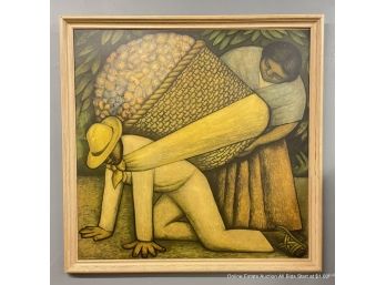 Diego Rivera The Flower Vendor Offset Lithograph (LOCAL PICKUP OR UPS STORE SHIP ONLY)