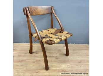 Arthur Espenet Carpenter Wishbone Chair Circa 1973 Signed With Letters From Espenet (LOCAL PICKUP OR UPS STORE