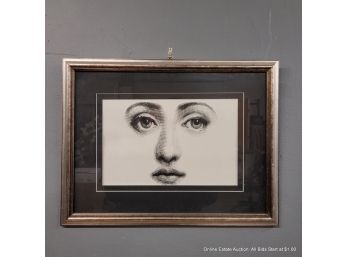 Fornasetti Print Of Woman's Face