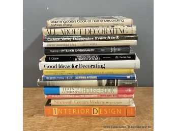 14 Vintage Home Decorating Books Architectural Digest Terrance Conran, Betty Pepis