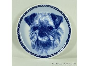 Brussels Griffon Danish Collector Plate The Original Dog Plate