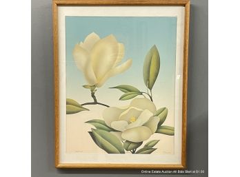 P. Campos Serigraph Titled Magnolia 403/500 Signed