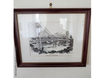 Framed Tacoma Narrows Print