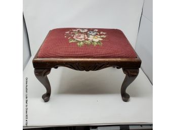 Needlepoint Footstool