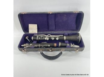 Lafayette Paris Vintage Clarinet With Case