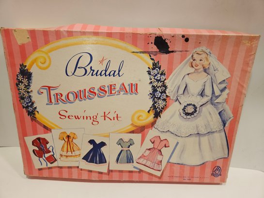 1950s Hasbro Bridal Trousseau Sewing Kit