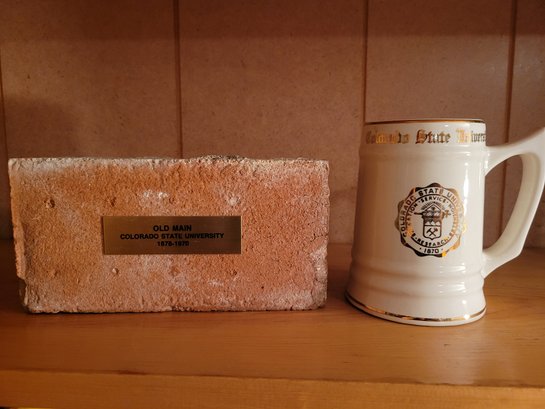 CSU's Mug & CSU's OldMain Collectible Brick