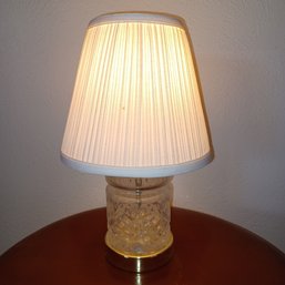 Table Top Crystal Lamp & Shade