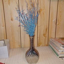 Mid Century Vase With Decor