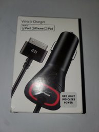 Verizon Vehicle Charger IPod/IPhone/IPad