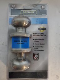 Defiant Bed & Bath Satin Nickel Knob