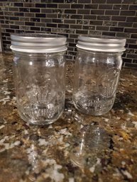 Slim Chickens 12pz Mason Jars X2 & Lids