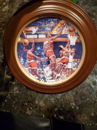 Michael Jordan Decrotive Plate No 365-A. 1986 Playoffs