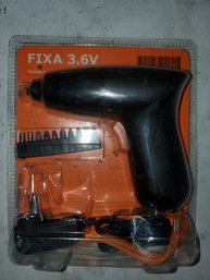 Fixa 3.6V Electric Screwdriver Drill & Bits New