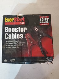 Ever Start 12ft 8 Gauge Jumper Cables New