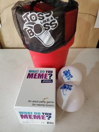 Adult Party Game & Toss Like A Boss