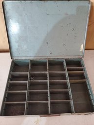 Vintage Metal Organizer Box