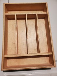 Wooden Silverware Holder