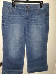 Ny&c Wide Leg, Low Rise Women's Size 12 Jean Capri