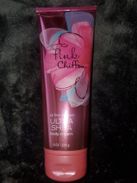 Bath & Body Works Pink Chiffon Body Cream 8oz New