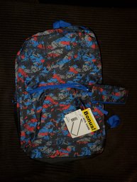 Sears Backpack With Bonus Pencil Case (new)