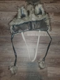 J Galentine Adult Size Wolf Hat Well Made