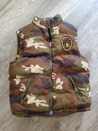 The Children's Place Youth Size Medium 7/8 Camouflage Puffer Vest