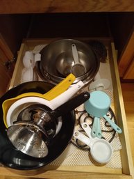 Strainers, Mixing Bowls, Measuring Cups