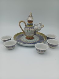 Small Detailed Vintage Elephant Tea Set