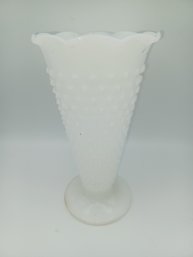 Milkglass Hobnail Vase