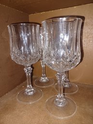 Crystal Glasses 4pc