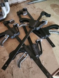 4 Large Adjustable Clamps