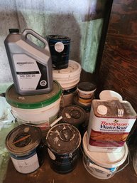 Used Garage Paints & Chemicals Lot