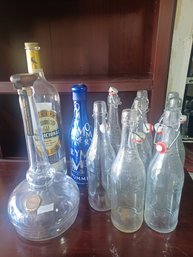 Limonade,empty Liquor Bottles