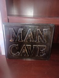 Man Cave Plaque 14x11'