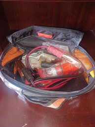 Emergency Pack Jumper Cables,flashlight,bag