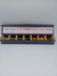 7 Chakra Pyramid Stone Set In Box