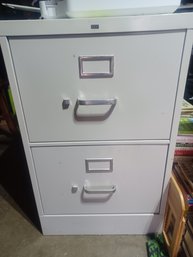 2 Drawer Metal File Cabinet