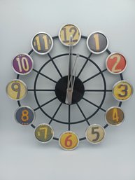 License Plate Numbers Clock