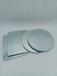 Small Decorative Mirror Pieces X4