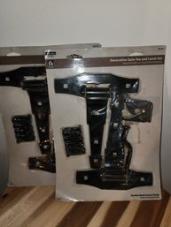 New-Decorative Gate Tee And Latch Set