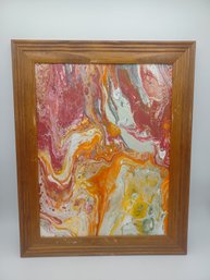 Frames Paint Pour Abstract Art