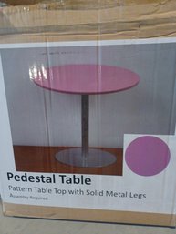 New-Pedestal Table