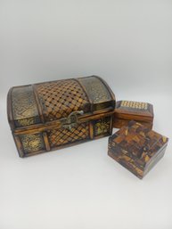 3 Handmade Wooden Boxes