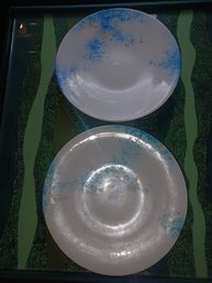 Limoges France Hand Painted Plates X2