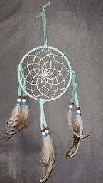 Teal Colored Dream Catcher