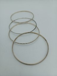 Silvertone Bracelet X4